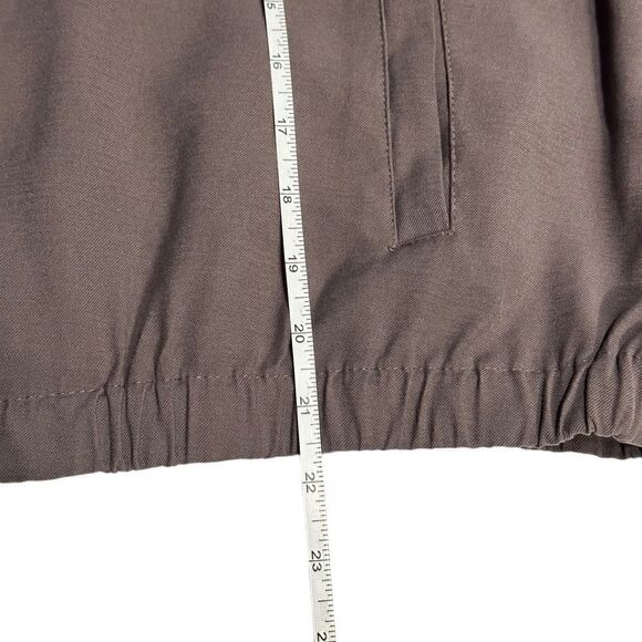Nine West Grey Utility Bomber Jacket Large - Picture 9 of 9